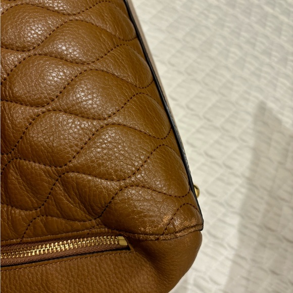 Saddle leather vera bradley tote/work bag - Picture 8 of 11